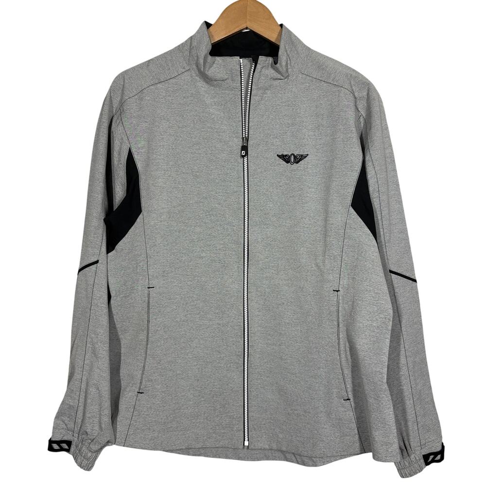 Footjoy Full Zip Long Sleeve Jacket Casual Mock Neck Sport Outdoor Fitted - M